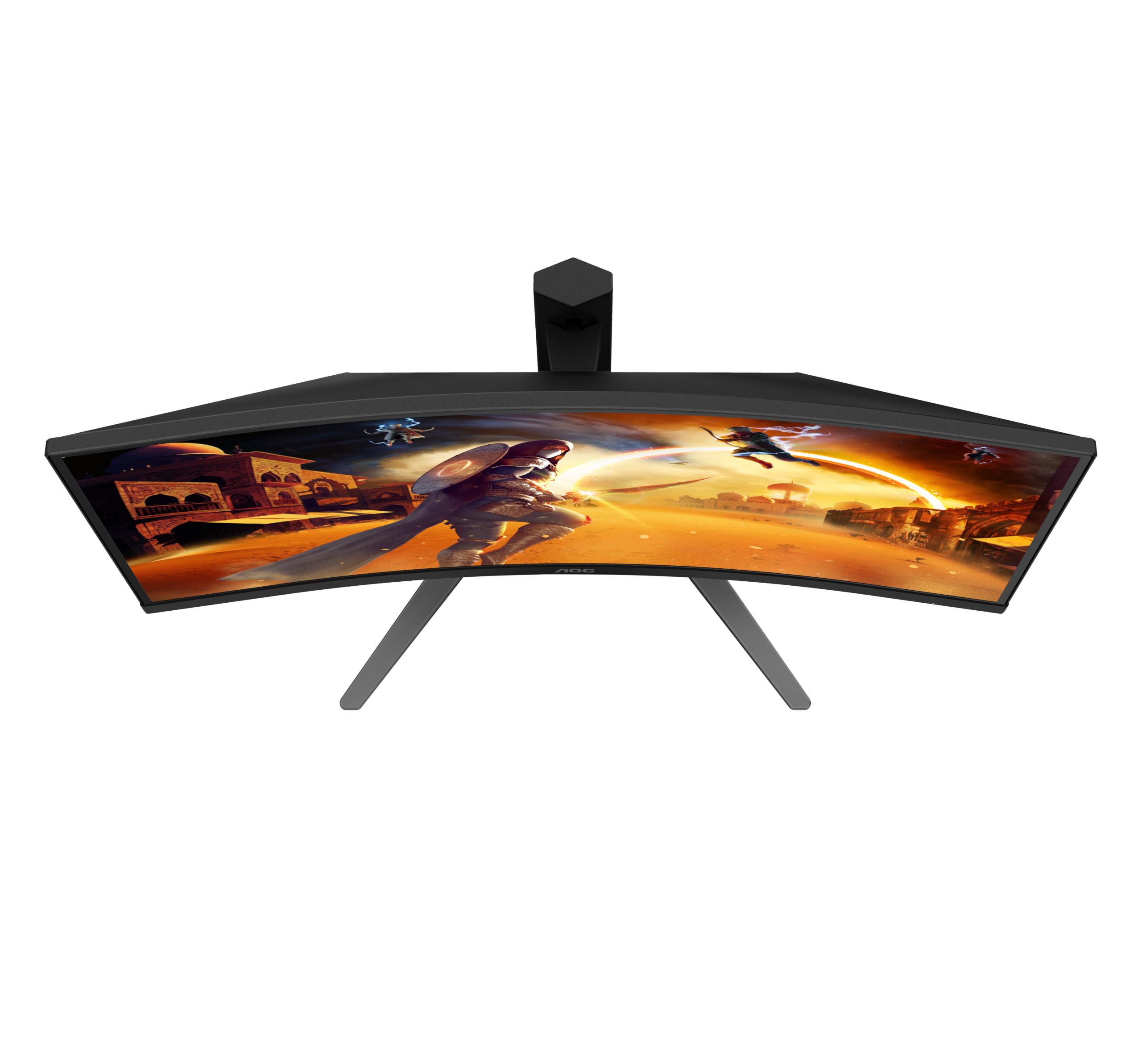 AOC CQ27G4Z2 Monitor 27 Pulgadas 240Hz, Panel Fast VA, 1ms GtG, HDR400, Adaptive Sync, Altura Ajustable, (2560x1440 HDMI 2x 2.0 DP 1x 1.4) Negro