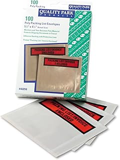 Quality Park 46894 Top Print Self Adhesive Packing List Envelope, 5 1/2 x 4 1/2, 100/Box
