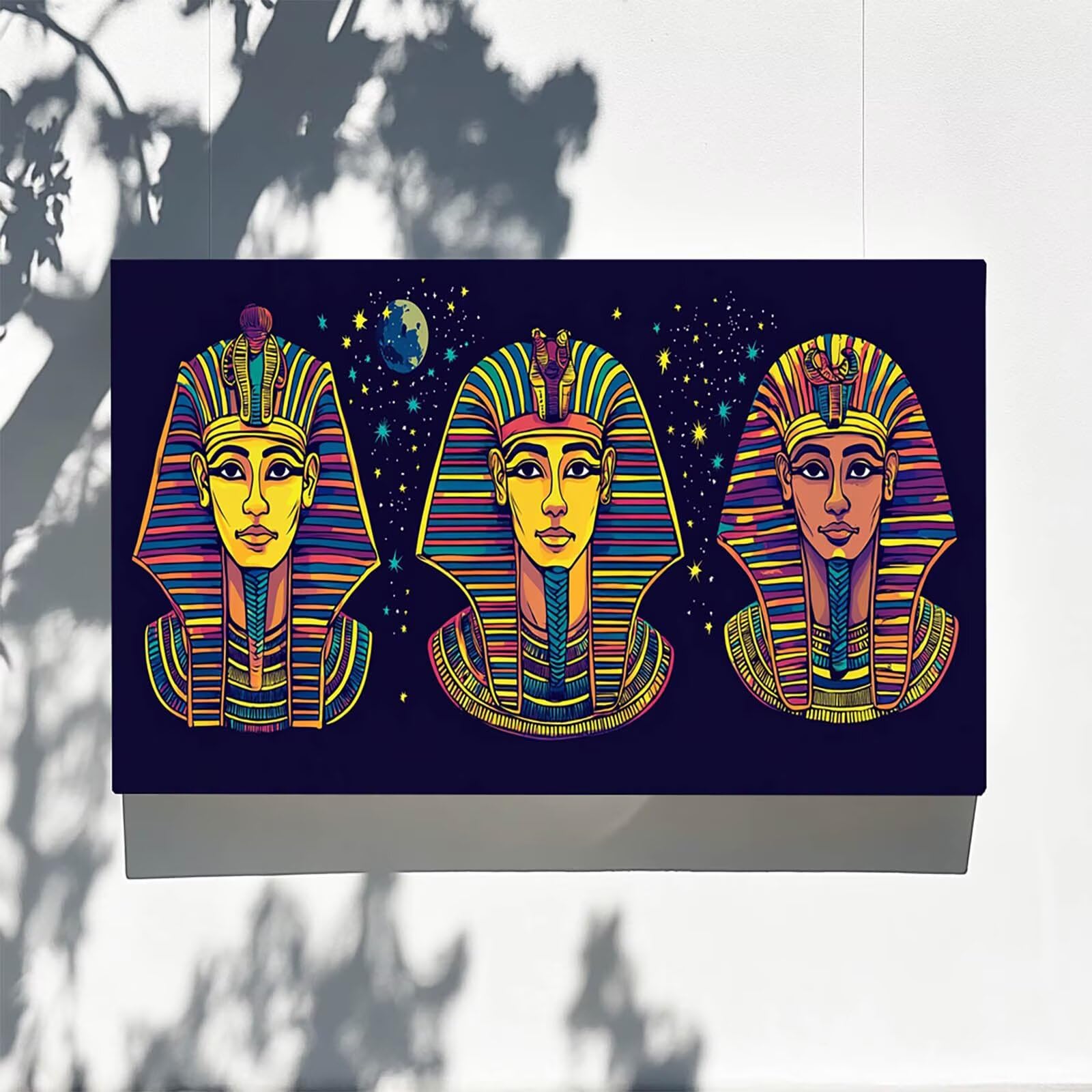 Pintar por Numeros Adultos Egipto, Pintar por Numeros Niños Kit Manualidades Adultos Cielo estrellado Cuadros para Pintar por Numeros Pintura Acrílico, Cuadros Decoracion Salon Modernos 80X160cm 7-0-P