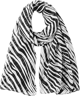 Womens-Leopard Print Shawl Scarf - Lightweight Wrap Scarves Shawl Cheeta...
