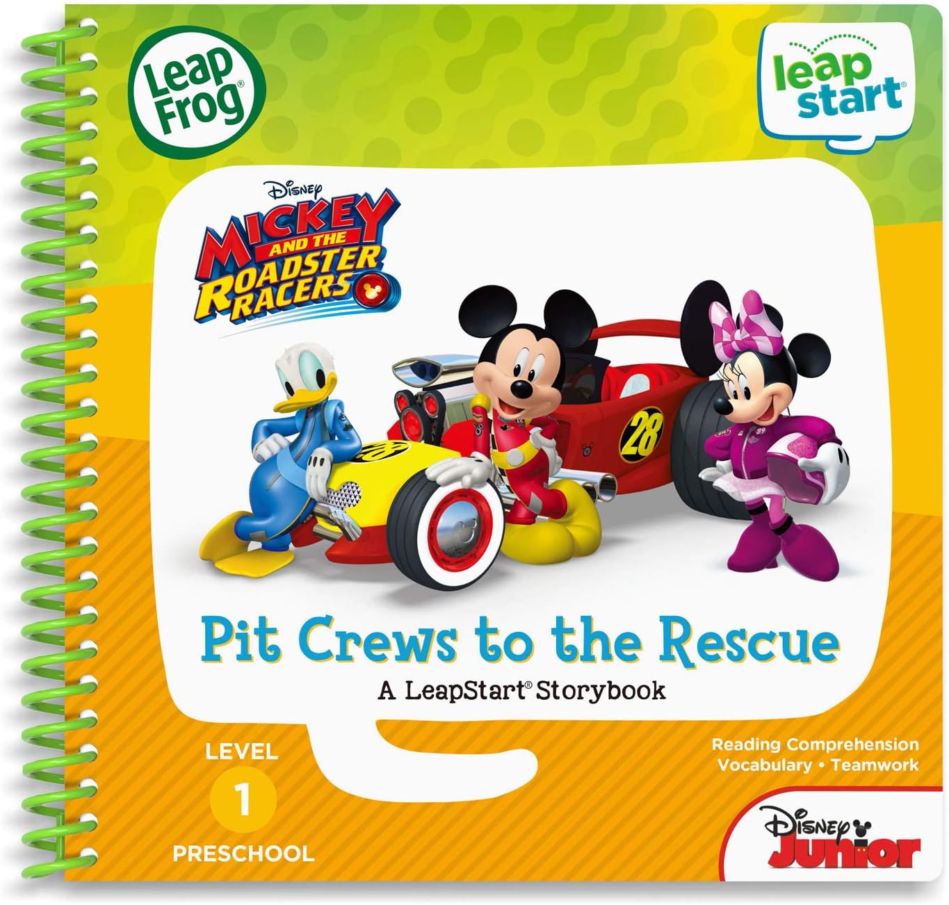 LeapFrog LeapStart 3D Mickey and The Roadster Racers Book