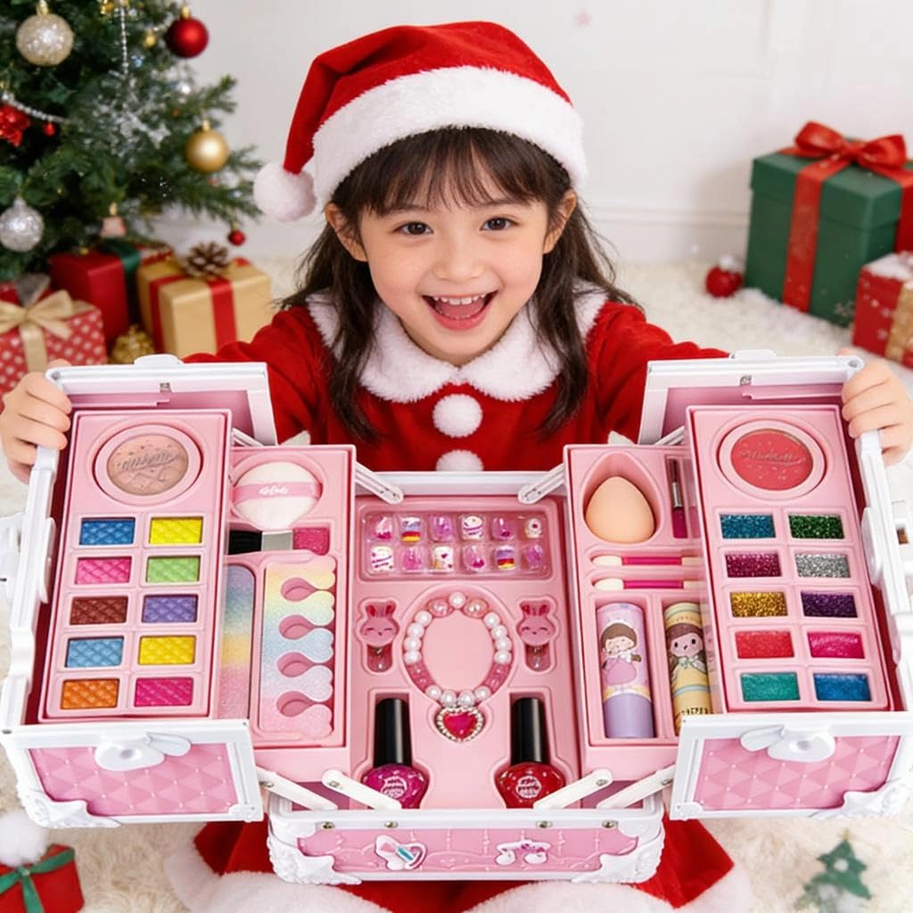 Trucco Finto Sicuro con Strumenti Colorati per Giochi Ruolo creativi Set Trucchi Finti