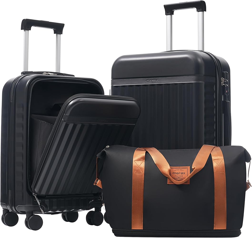 Amazon.com | Merax Luggage Sets Front Opening, 2 Piece Hardshell Amazon.com | Merax Luggage Sets Front Opening, 2 Piece Hardshell