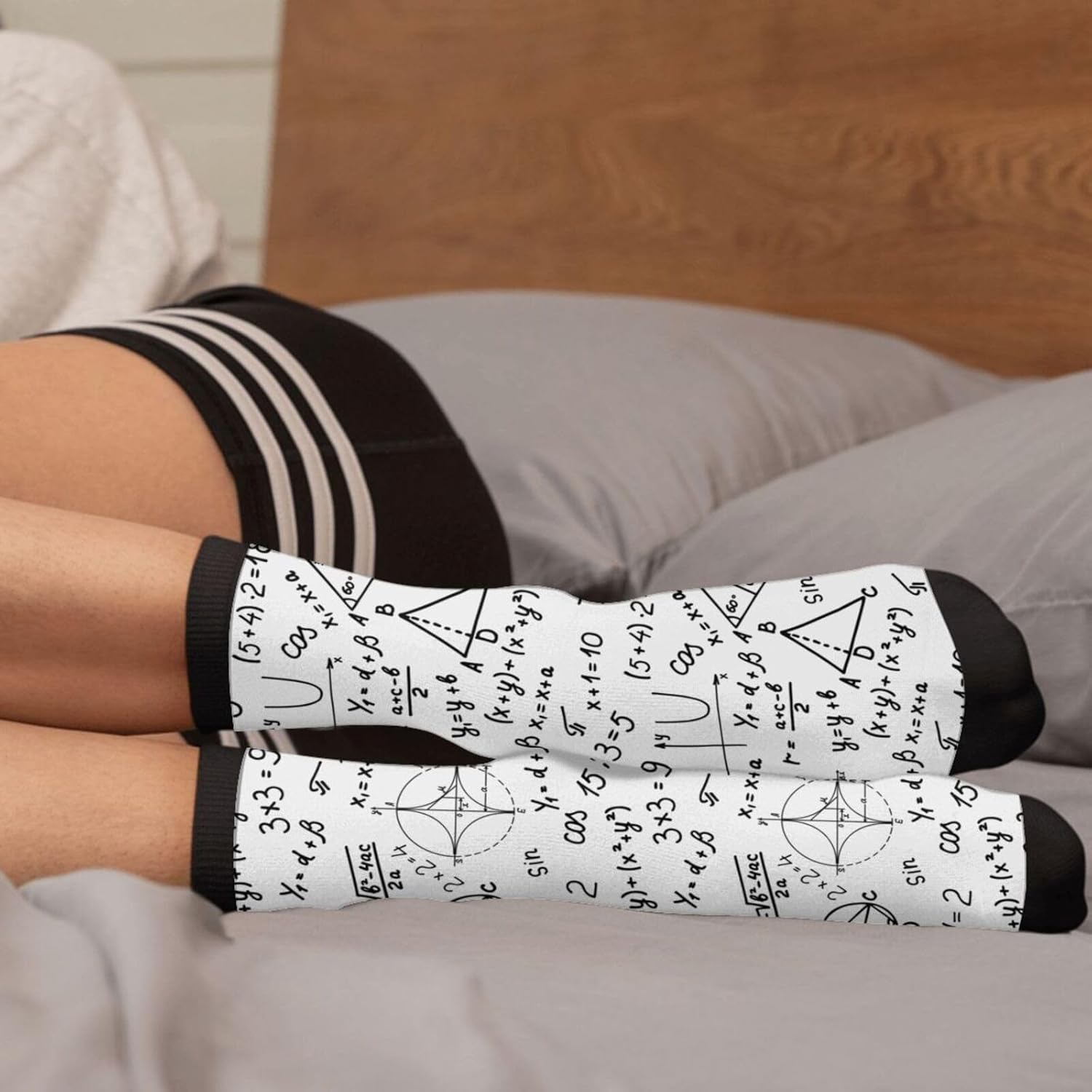 Graffiti Wall, Hip Hop Art Novelty Crew Socks Casual Funny Crazy Dress Socks - Image 4