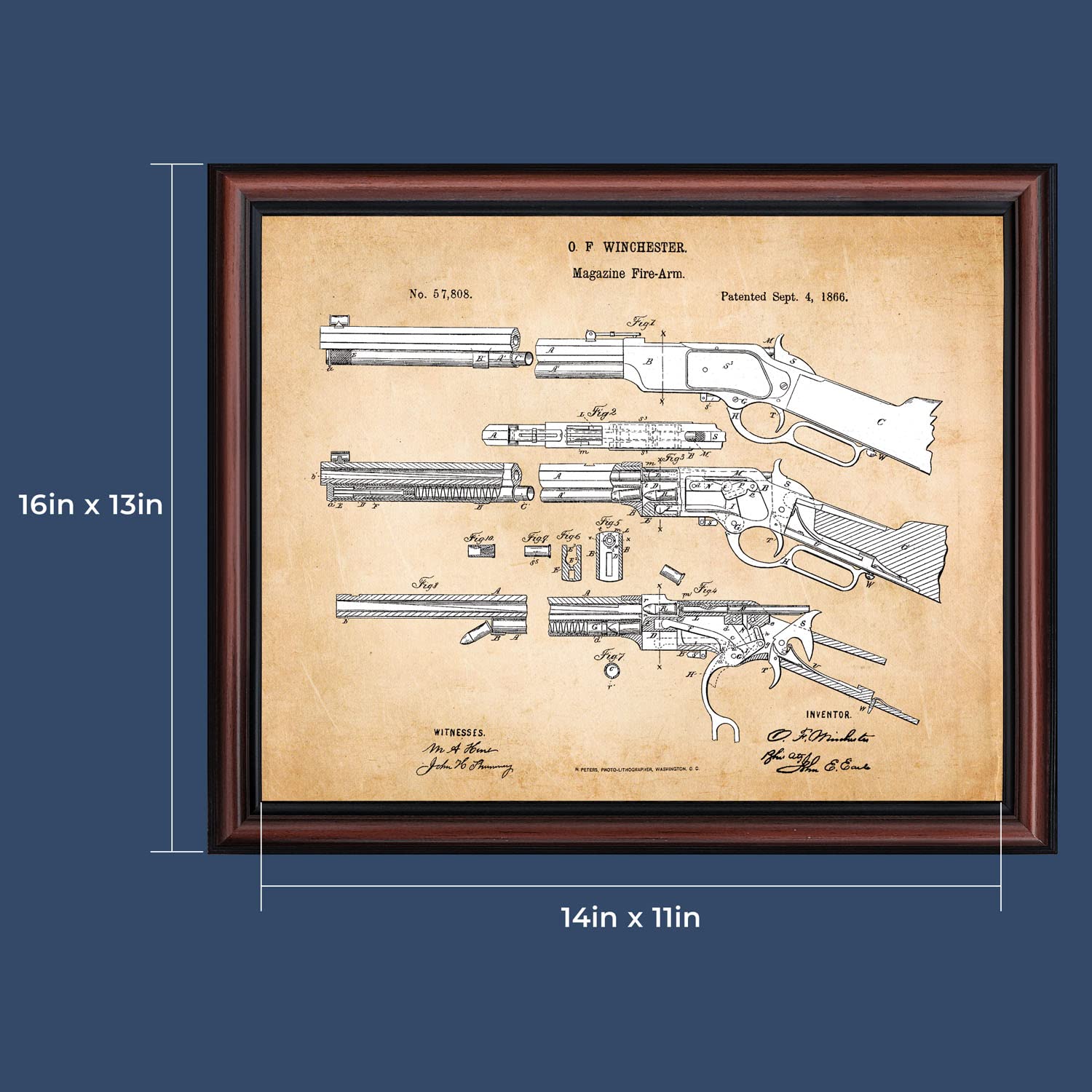 WINCHESTER 1889 ウィンチェスター ウォールアート 壁掛け WINCHESTER 1889 ウィンチェスター ウォールアート 壁掛け