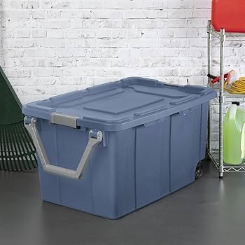 Amazon.com - Storage Bin 40 Gallon 160 Qt Wheeled Industrial