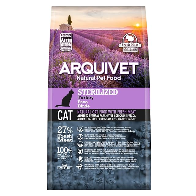 Foto 2 de 6 de Arquivet Sterilized Pavo, 1.5 kg (Paquete de 1)
