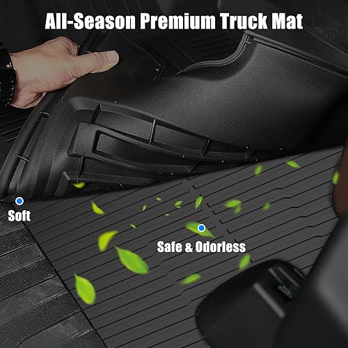 Miniatura 3 de Alfombrilla de carga para Hyundai Santa Fe, MERXENG Protector de maletero de automóvil para todo tipo de clima, alfombrilla protectora para Hyundai