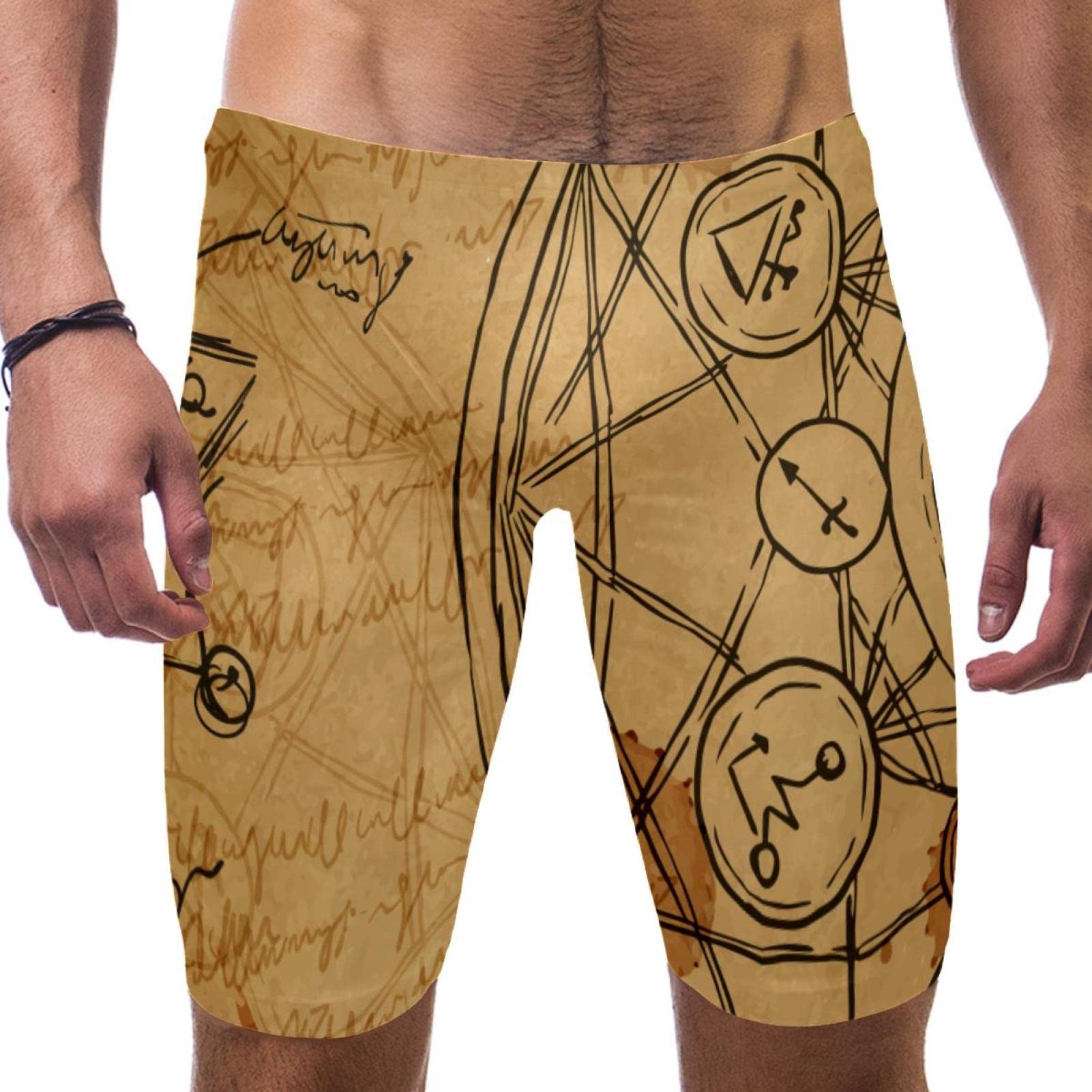 Bañador jammer de hombre Cool Dry Active con diseño de acuarela para natación 7