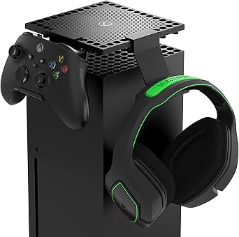 حامل تحكم غطاء الغبار لوحدة تحكم Xbox Series X ، ملحقات حامل الحامل لوحدة تحكم Xbox Series X وسماعات الألعاب