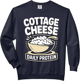Cottage Cheese Daily Protein Fitness Comfort Colors Adult Sweatshirt