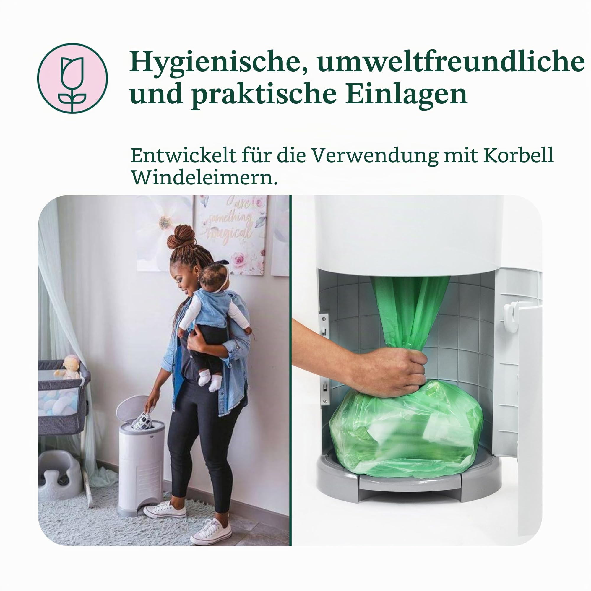 Korbell - Nachfüllpackungen für Windelbehälter Korbell 26 L
