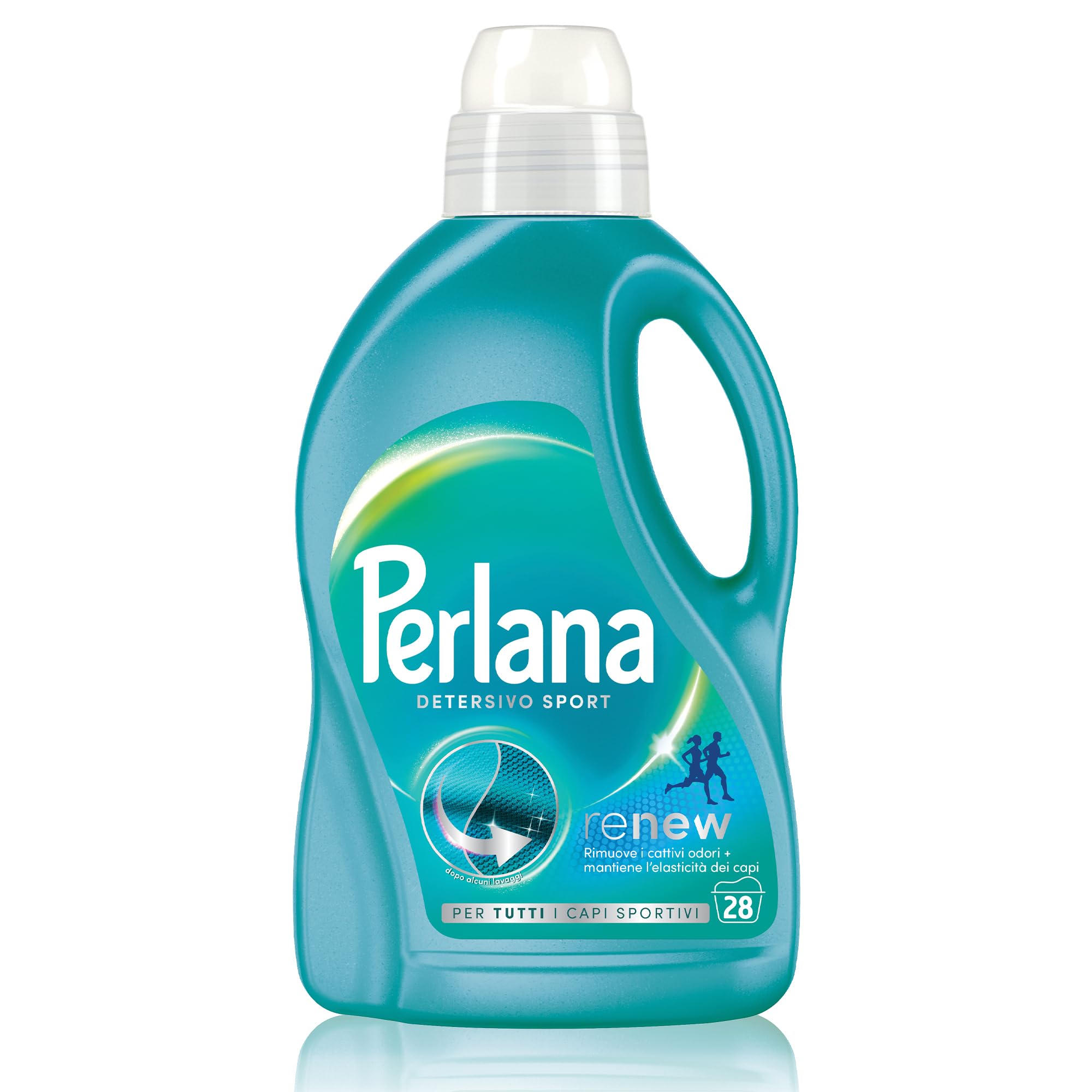 Perlana Sport detersivo lavatrice liquido per capi sportivi 28 lavaggi