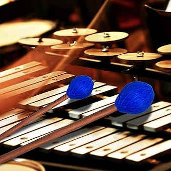 Amazon | VixxNoxx ドラムマレットキット – 4組 (フェルトティンパニ