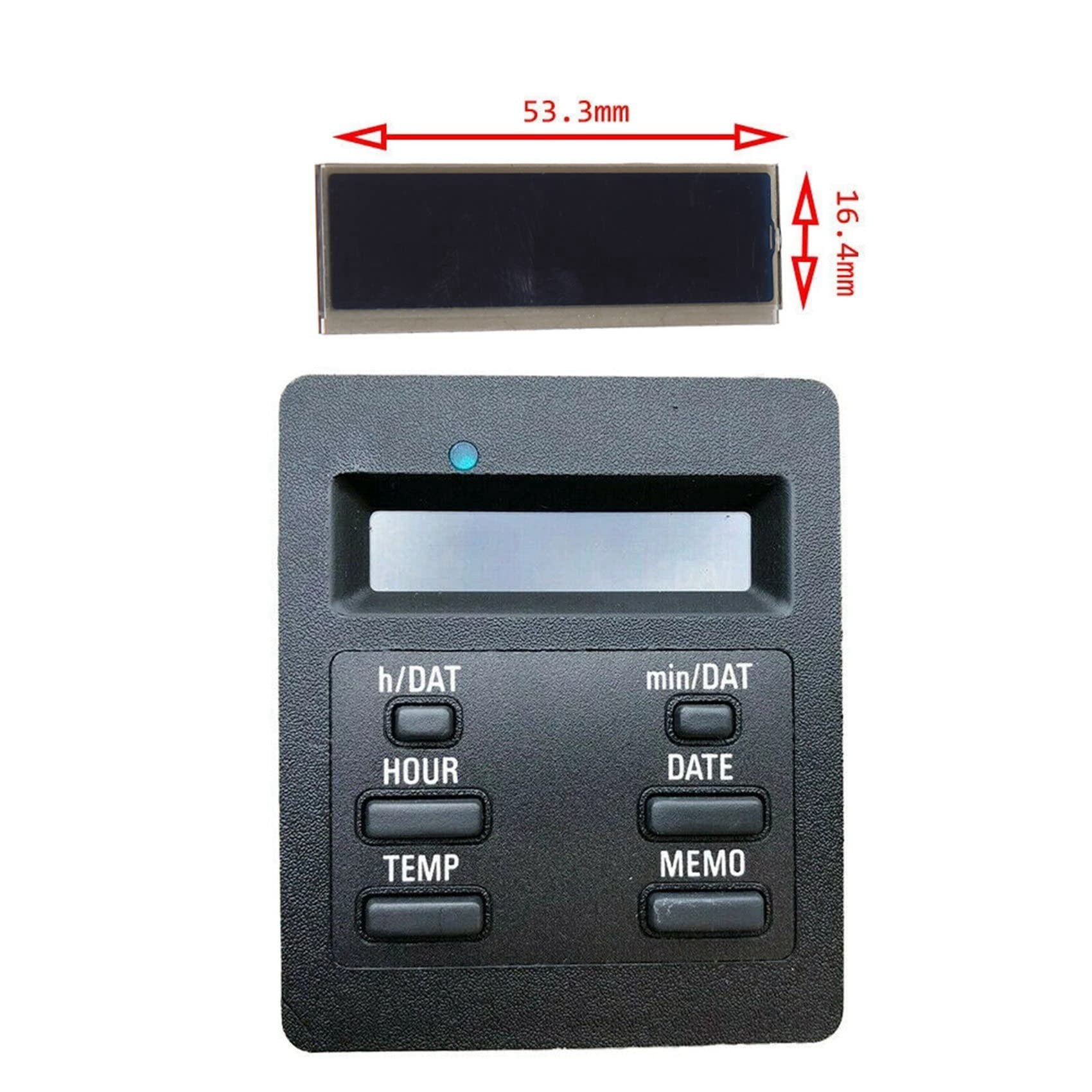 Écran LCD 6 boutons pour voiture E28 E30 OBC 325I 318I 325Ix 528 525I 535I 62131377803