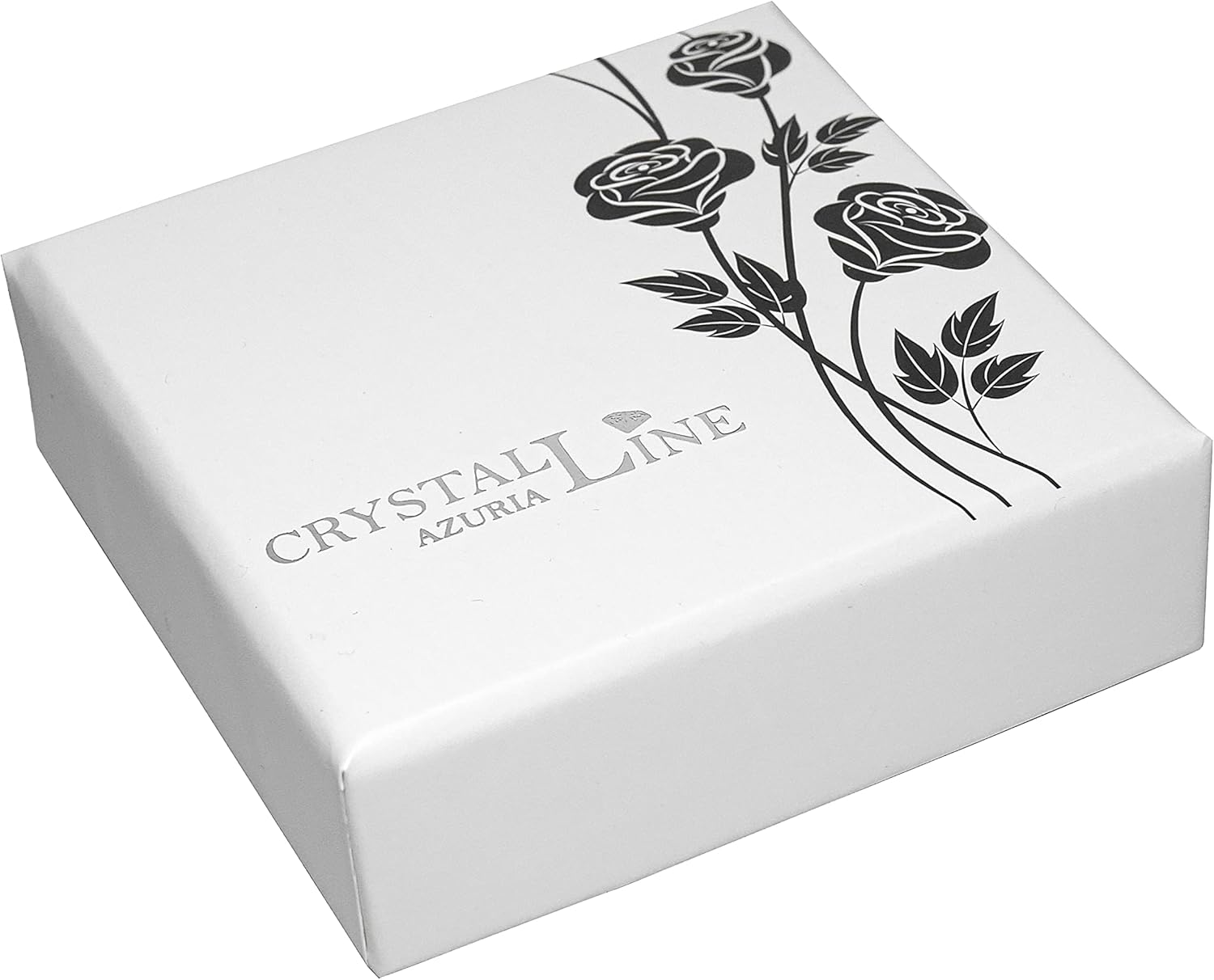 Crystalline Azuria Angel Wings Stud Earrings with White Crystals 18K White Gold Plated for Women - Image 6