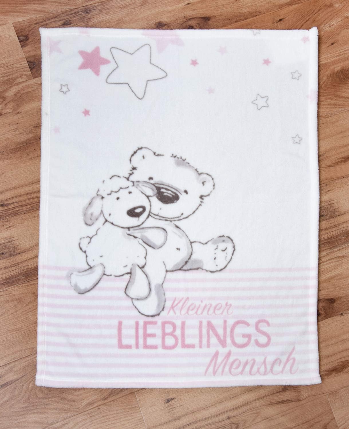 Herding Baby Best Decke, Polyester, Rosa, 75 x 100 cm