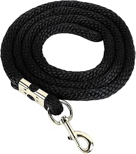 Longe D'Équitation Kensington 25 Ft – Noire, Émerillon, Garantie à Vie