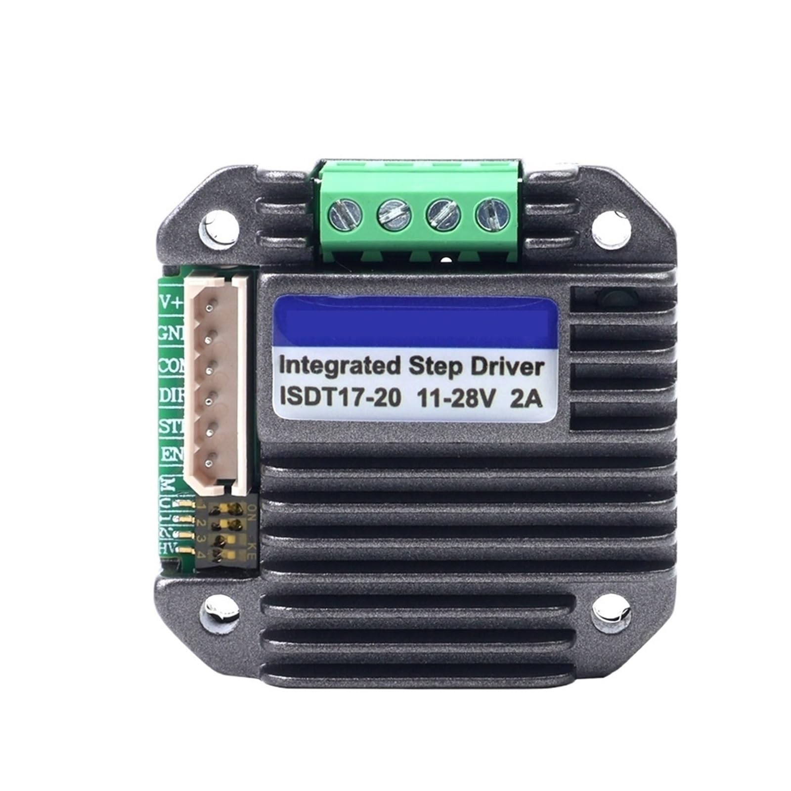 Controlador de motor paso a paso integrado, ISDT17-20 0.6-2.0A 11-28VDC for controlador paso a paso nema 17