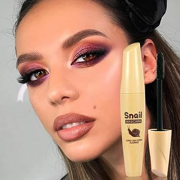 Mascara Waterproof Mascara 4d Silk Fiber Large Eye Mascara Thick Long Lasting Black And Thick Eyelashes No Makeup Beautiful Rolling Nourishing Mascara Glitter Mascara for Eyelashes (Black, One Size)