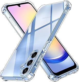 جراب سيليكون جوريلا لموبايل سامسونج جالاكسي A25، شفاف