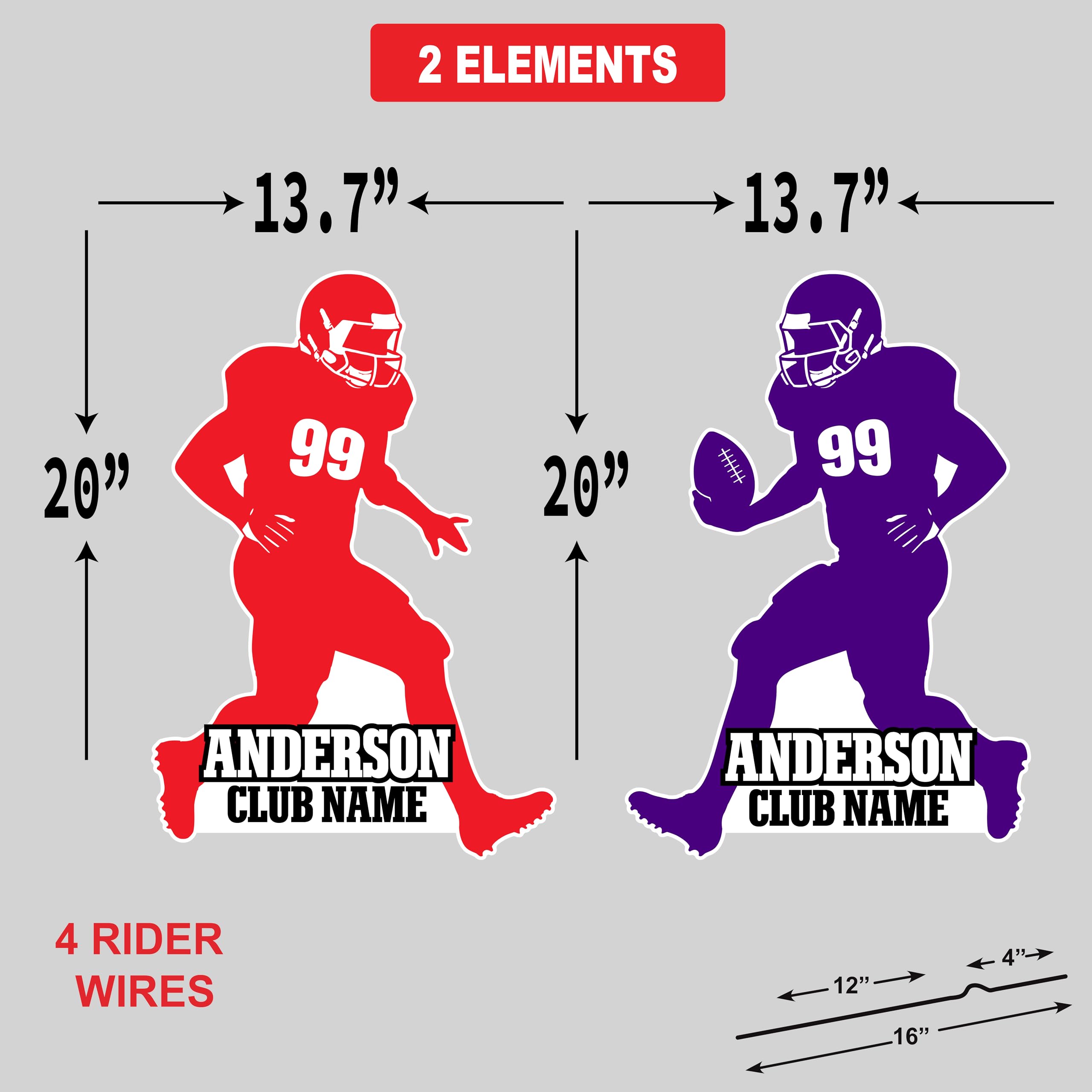 Football Player Sign Examples Football Yard Signs For Players