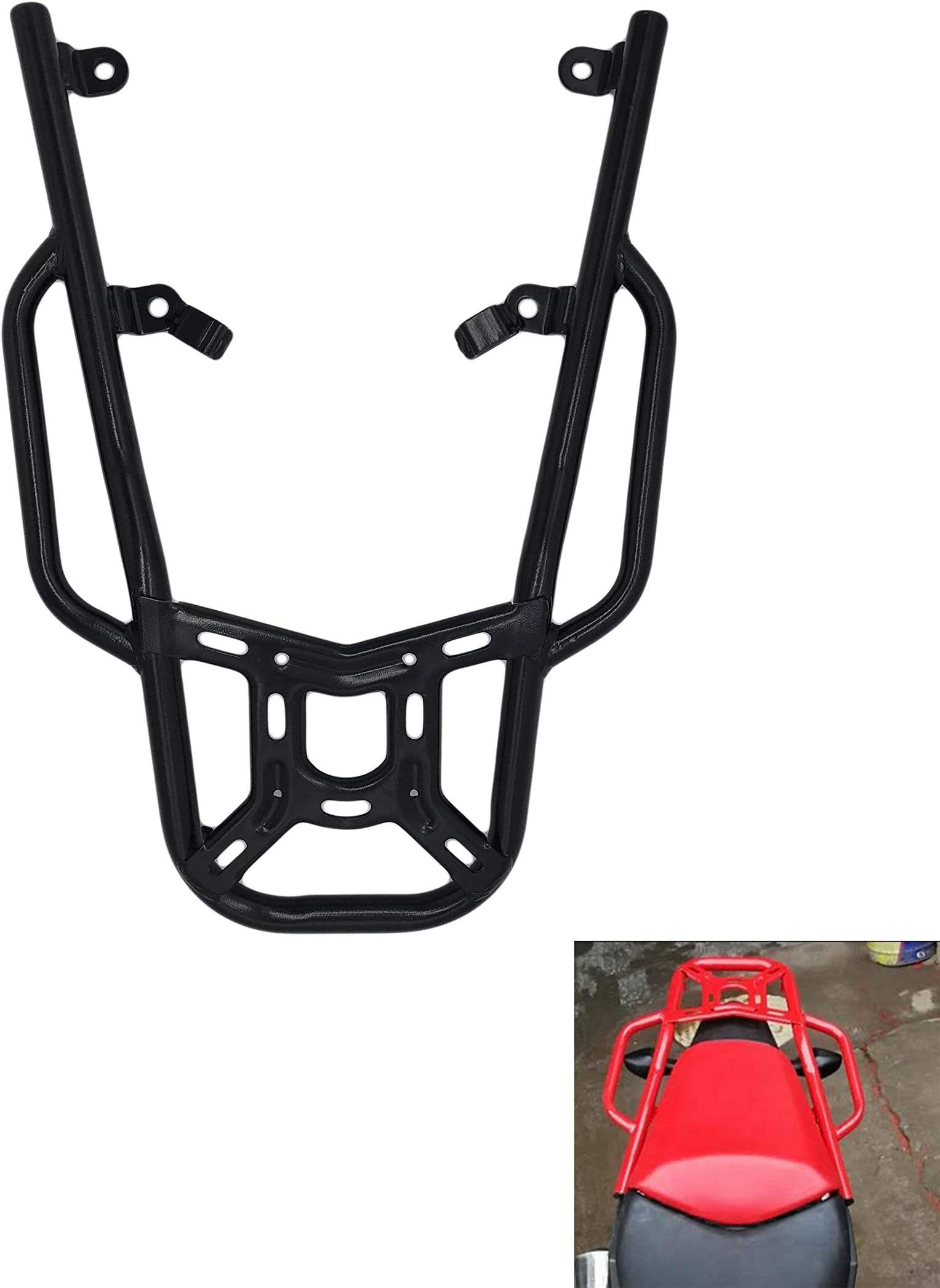 For Honda NC700X NC700S NC750X NC750S Stainless Steel Rear Carrier Luggage Rack Shelves