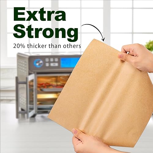 Miniatura 3 de Forros desechables para freidora de aire CHEFMAN, 125 hojas de papel pergamino compatibles con accesorios para freidora de aire Instant Pot