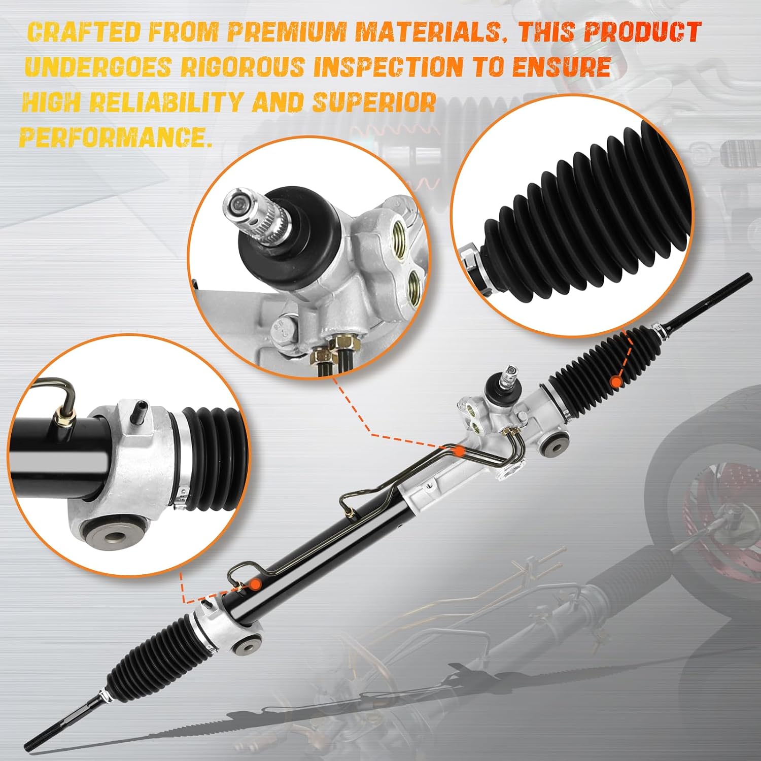 26-2606 Hydraulic Power Steering Rack and Pinion Compatible with Toyota Camry 2002-2006, Solara 2004-2008 & Lexus ES300 2002-2003, ES330 2004-2006
