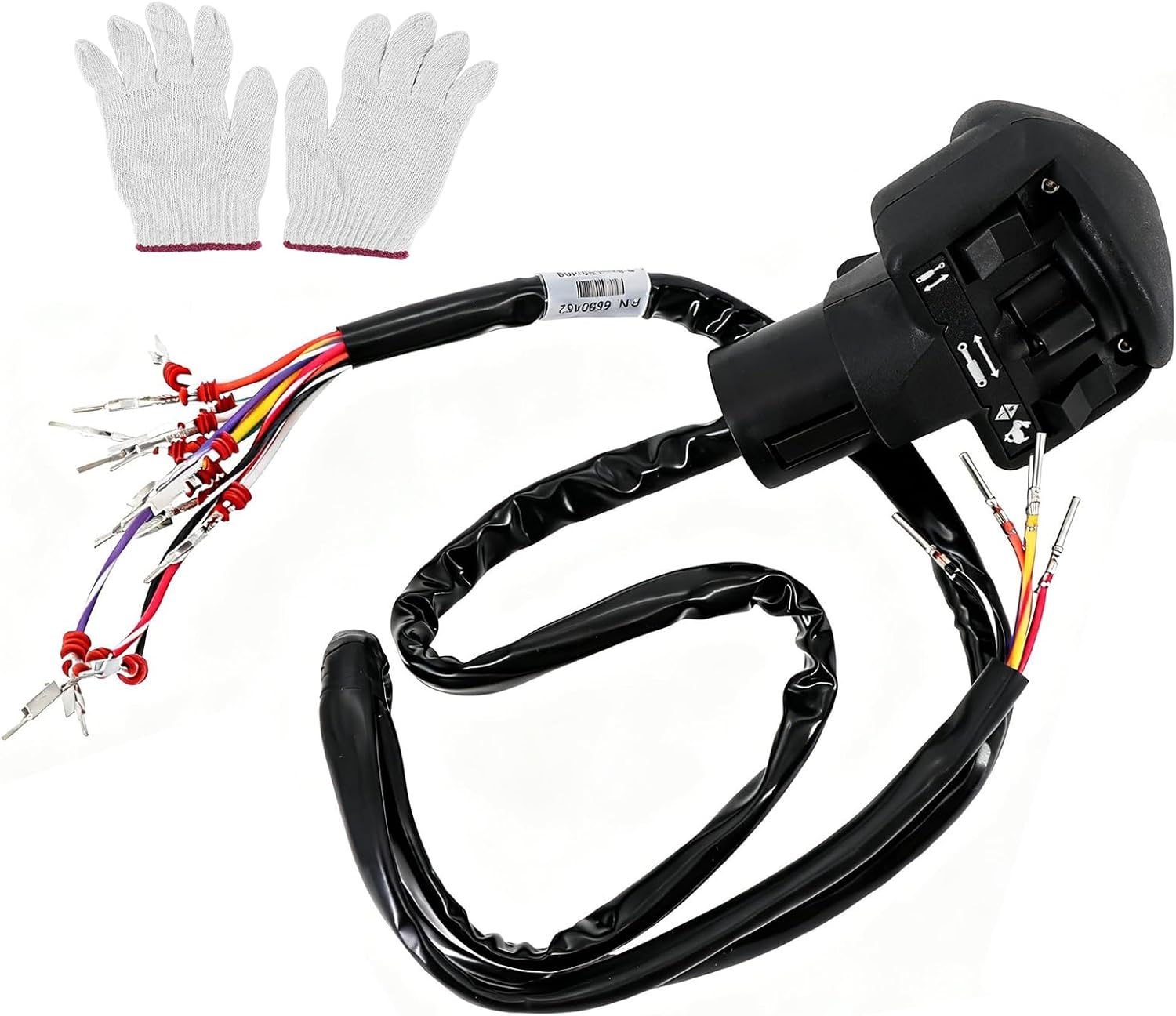 Dokili 6680462 Right 4 Switch ACS Tilt Joystick Handle Compatible with Bobcat Skid Steer Loader 753 773 873 S150 S175 S205 S510 S590 T140 T180 T190 T200 T300