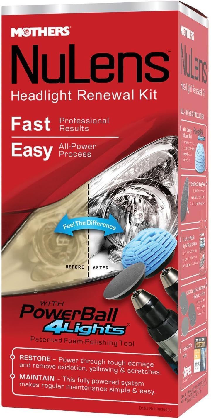Buy 1 get 1 🔥 Mothers 07251-6-6PK NuLens Headlight Renewal Kit, (Pack of 6)