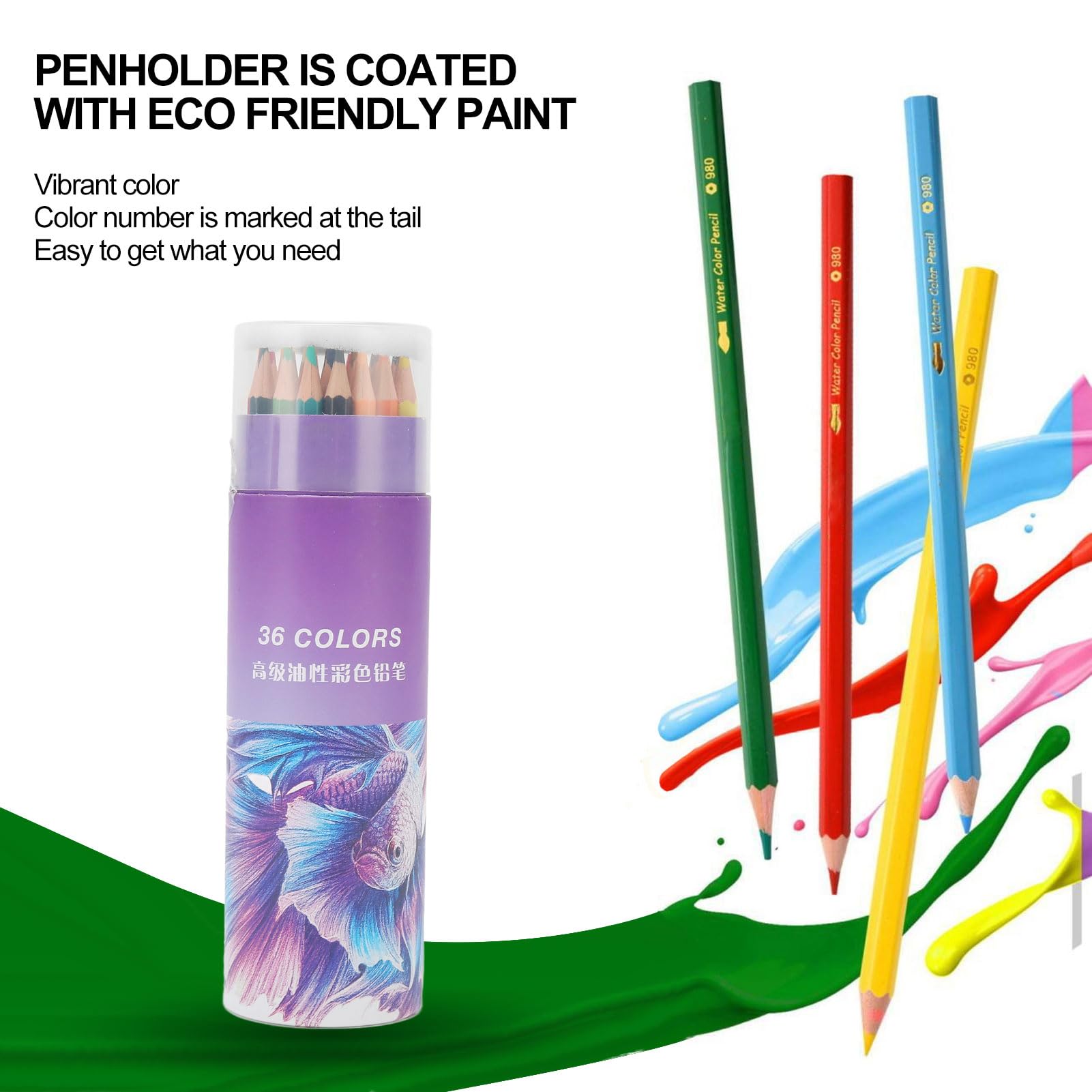 Amazon | 油性色鉛筆キット 36/48本 プロフェッショナルカラー描画