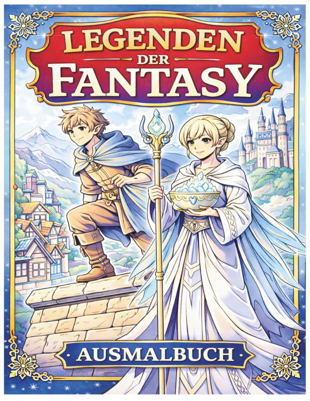 Legenden Der Fantasy - Ausmalbuch