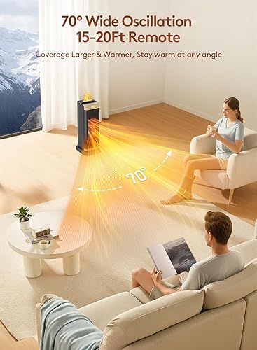 Miniatura 6 de Calentadores de espacio para uso en interiores, calentador de espacio portátil de calentamiento rápido Staholz 2s con humidificador, calentador