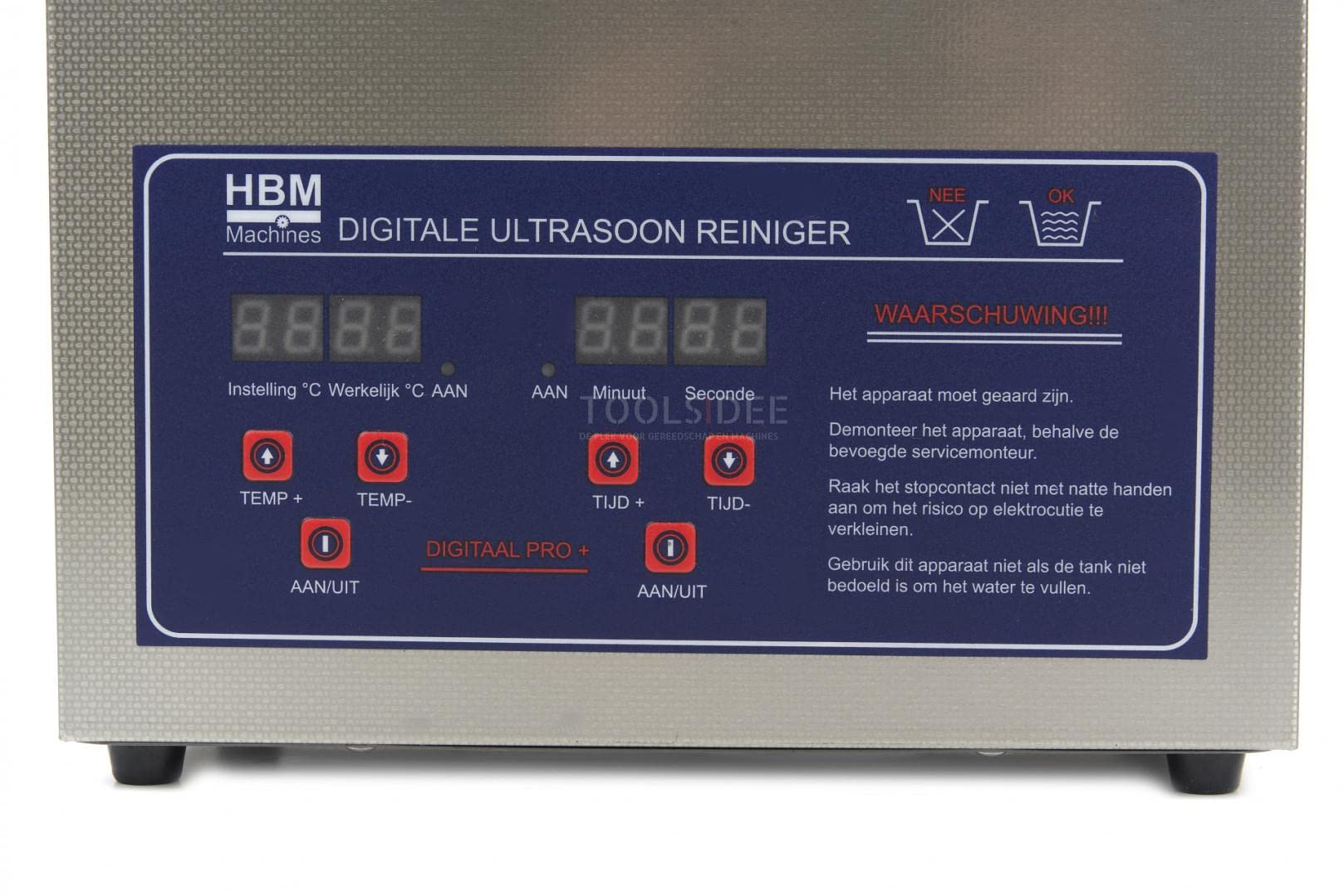 Detergente ad ultrasuoni professionale HBM da 3,2 litri