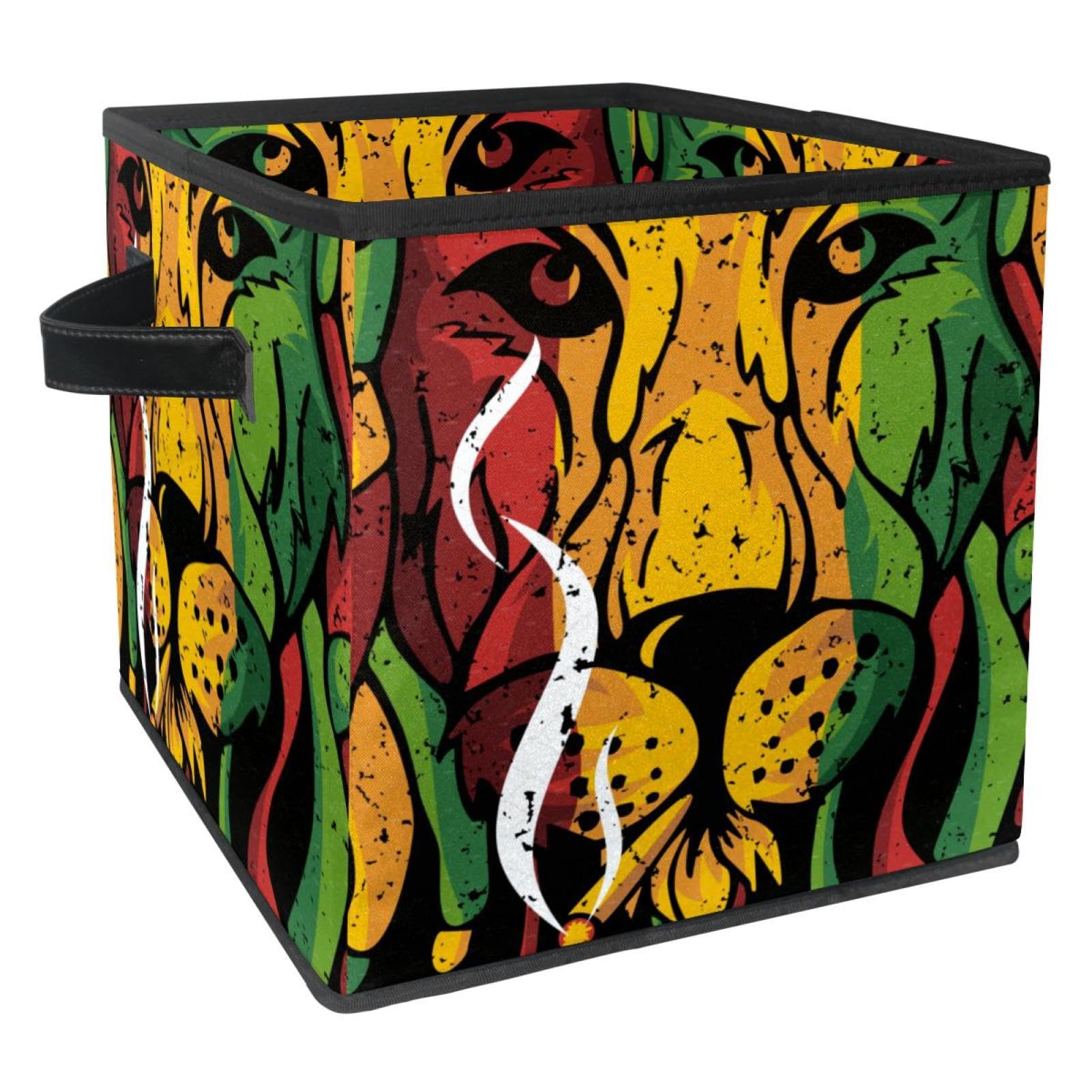 Cube de rangement en tissu enfant pour organiser les jouets du salon
