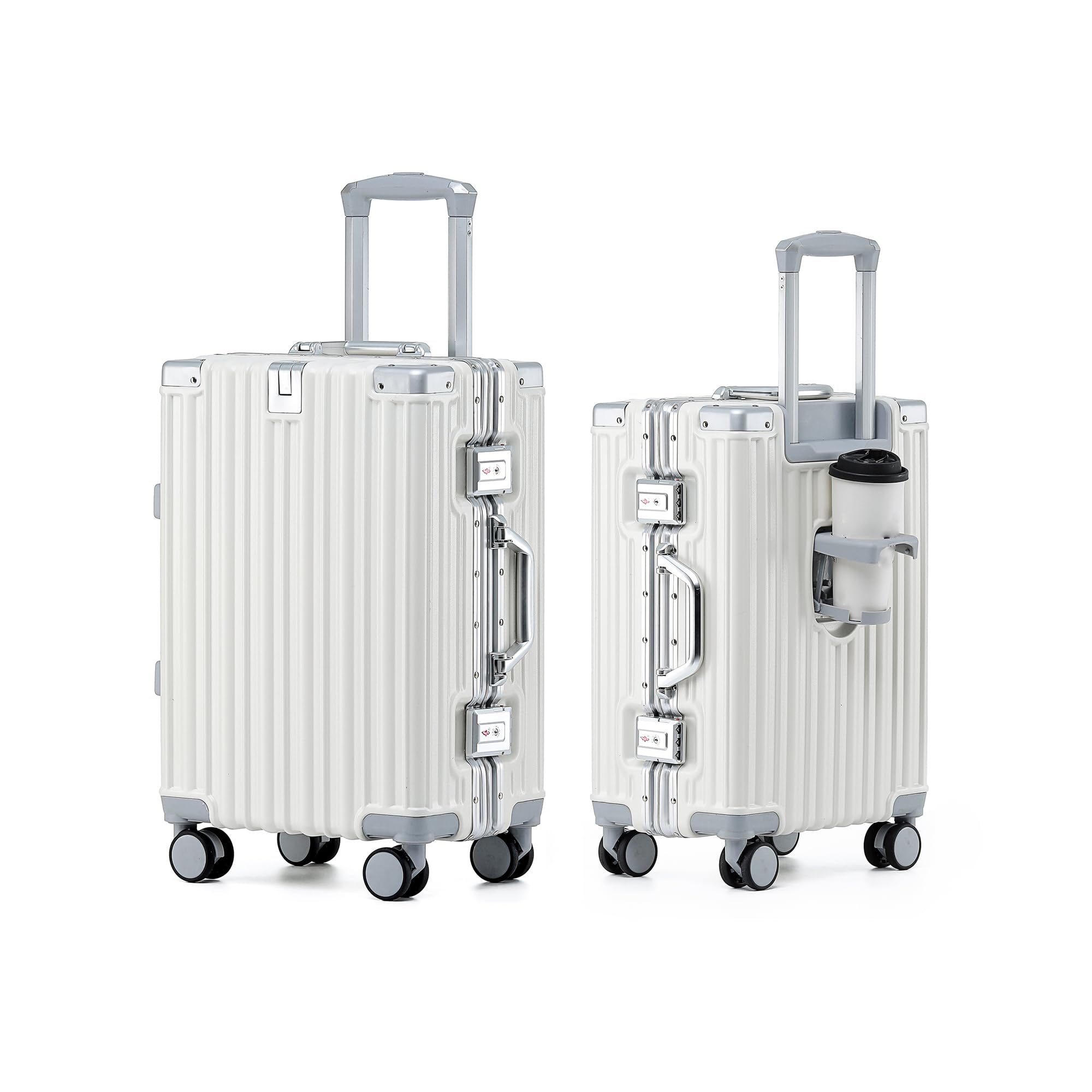 Amazon.com: HotWay 26 Inch Checked Zipperless Luggage with Cup