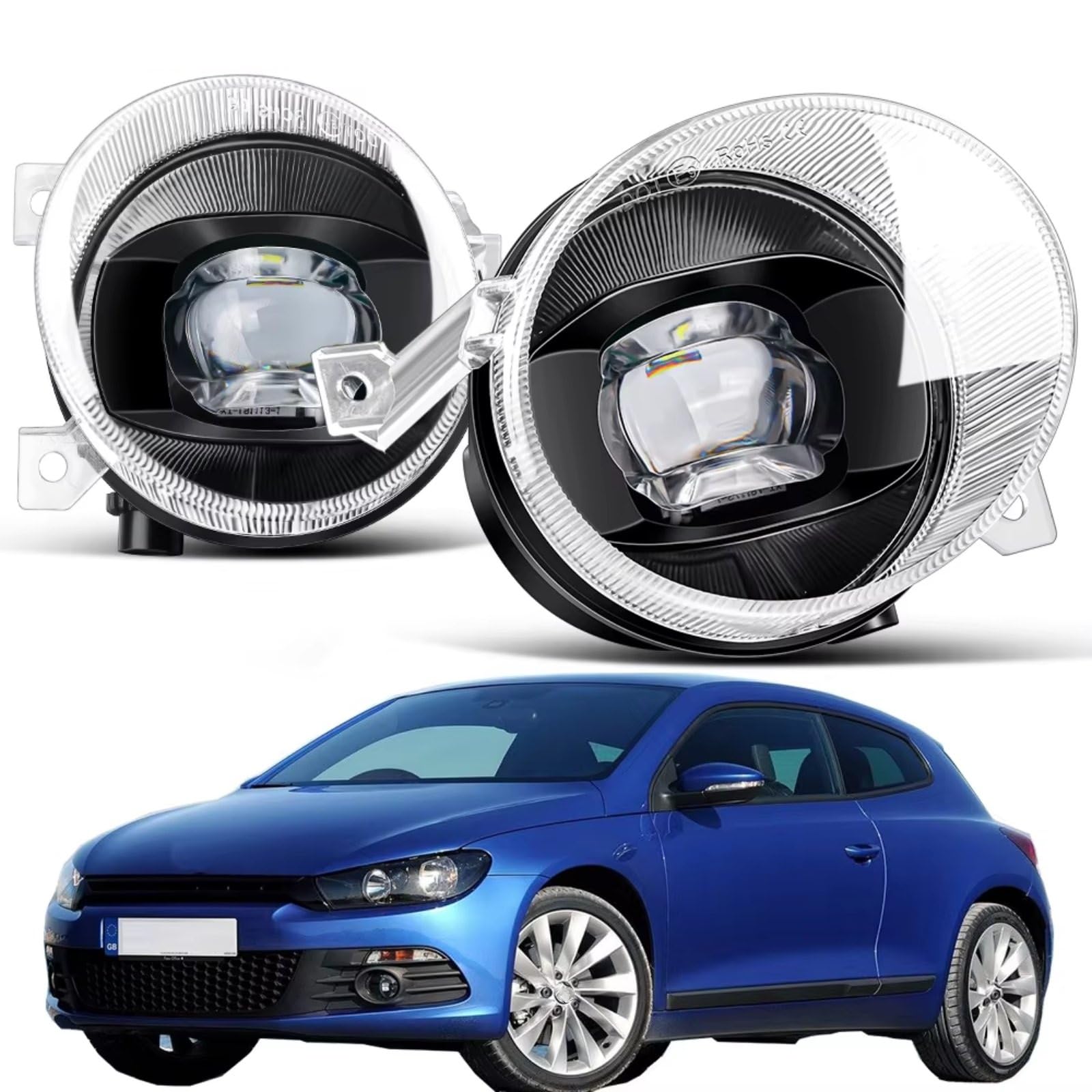Montaje Luces Antiniebla Para VW Para Scirocco 3/III 2008 2009 2010 2011 2012 2013 2014 2 Luces Antiniebla LED 30W 8000LM Canbus Faros Antiniebla Coche