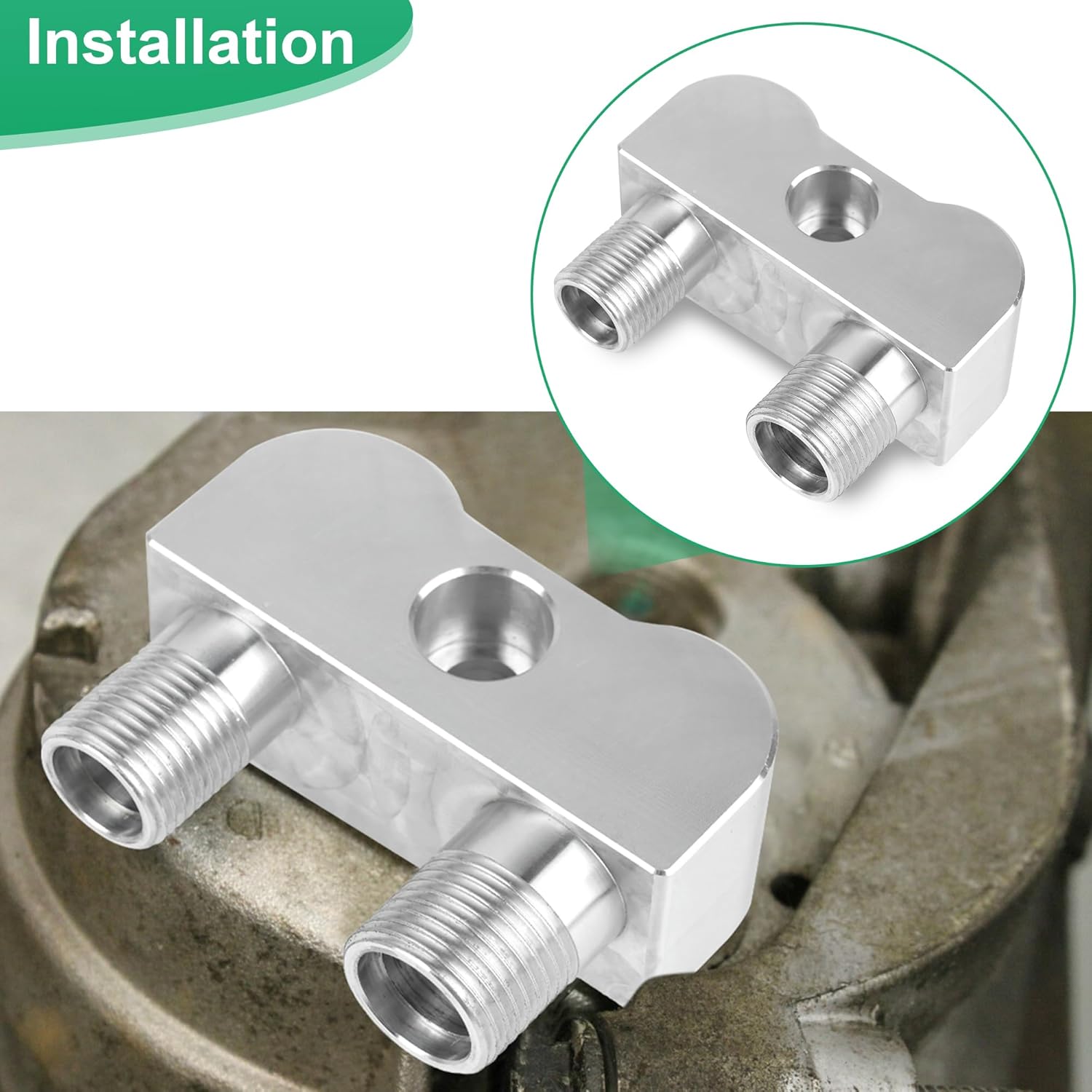 Fits for 1982-1992 Camaro/Firebird LSX LS1 Conversion Engine Motor Swap A/C Line Kit,Will not Work with Stock LS1 Exhaust Manifolds