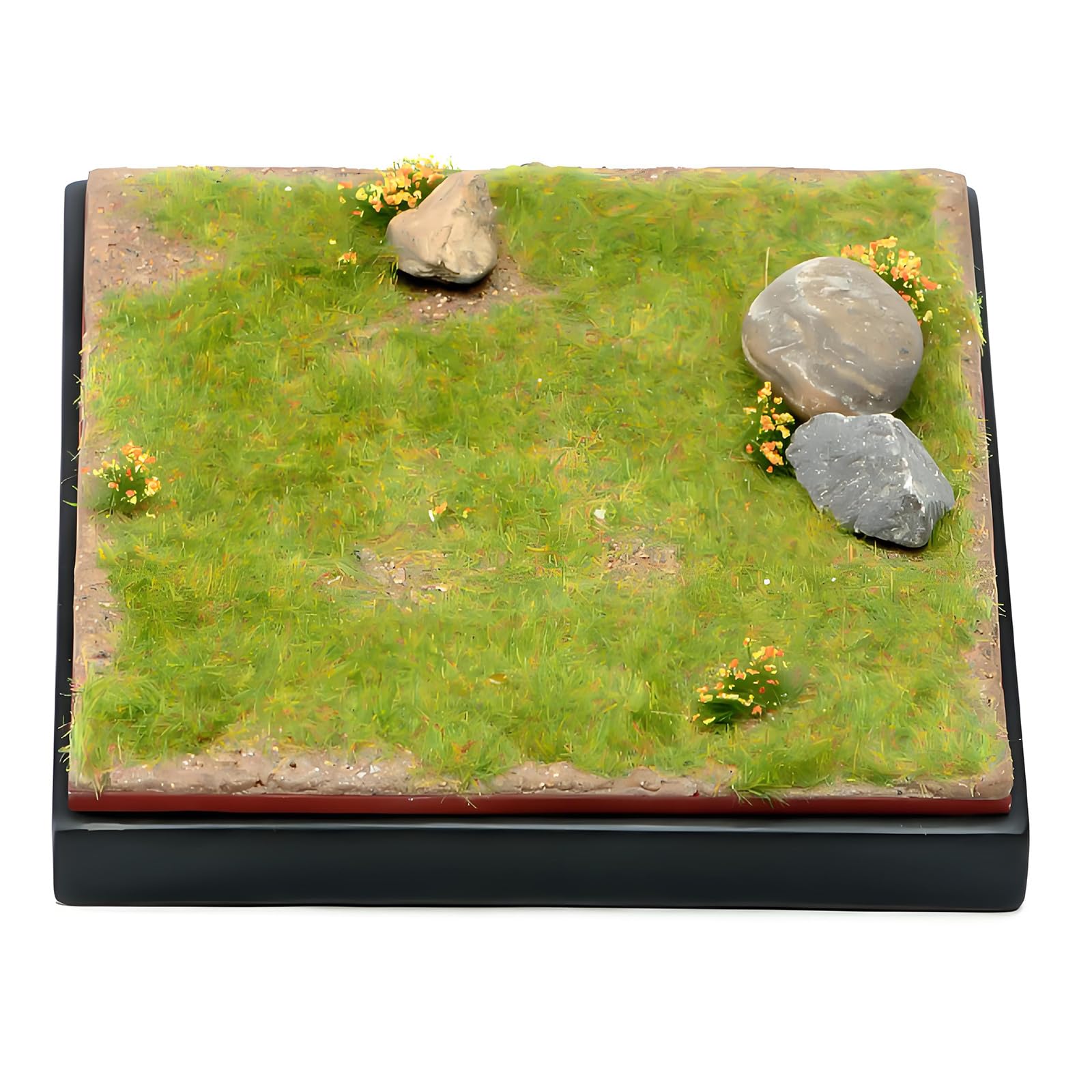 ZEPFJHE Colorful 1: 64 Scale Resin Miniature Display Stand Simulation Scene Dioramas Base for Tabletop Decors and Model Showcases Miniature Resin Display Base