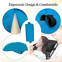 Vista 24 de Ostlttyn Zero Gravity - Almohada de repuesto para silla, color negro, 14.3 x 6.7 x 2.3 pulgadas, relleno de espuma, estilo moderno, soporte