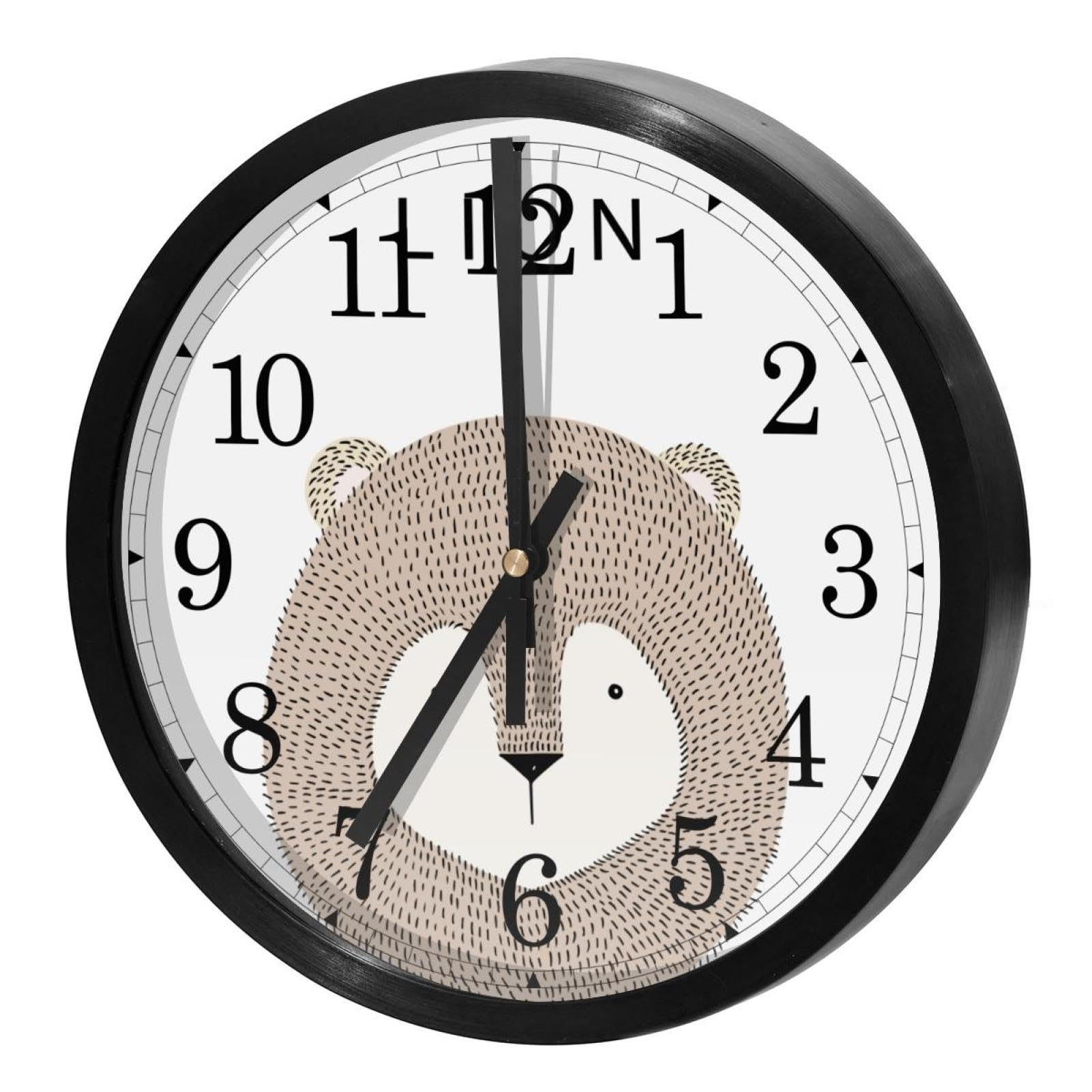 Horloge murale silencieuse pour une cuisine et un bureau zen