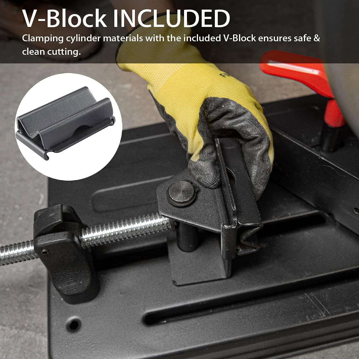 XtremepowerUS 2200W Cutting Chop Saw 15-AMP Power Saw Cuts (14" inch Blade Included) - - 