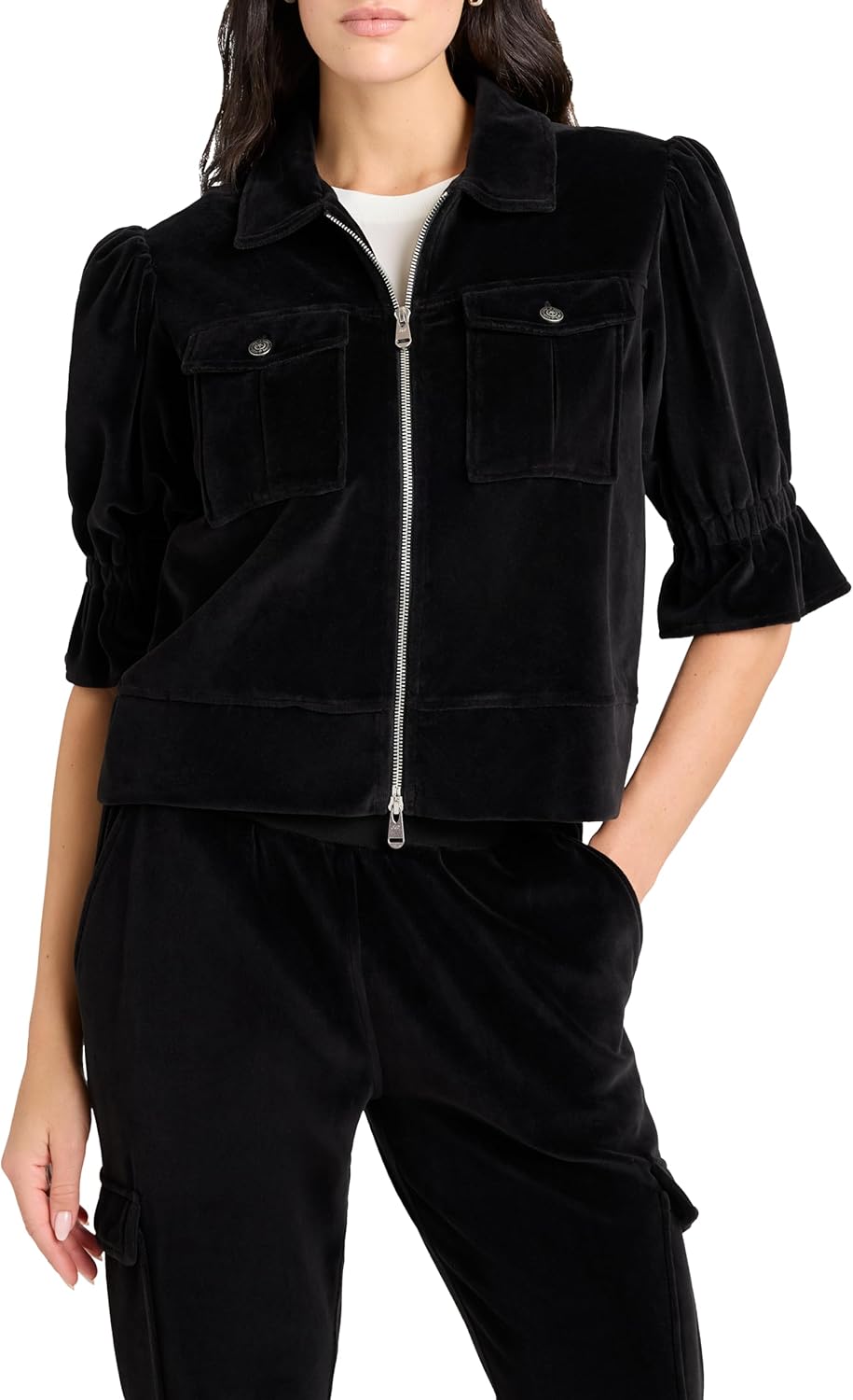 Cinq à Sept Women's Velour Holly Jacket