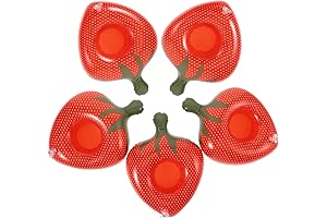 Sosoport Inflatable Strawberry Drink Floats