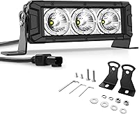 Vista 10 de Autofeel Barra de luz LED de 14 pulgadas, 60 W, 6300 lm, luces LED antiniebla para conducción todoterreno con luz de circulación diurna