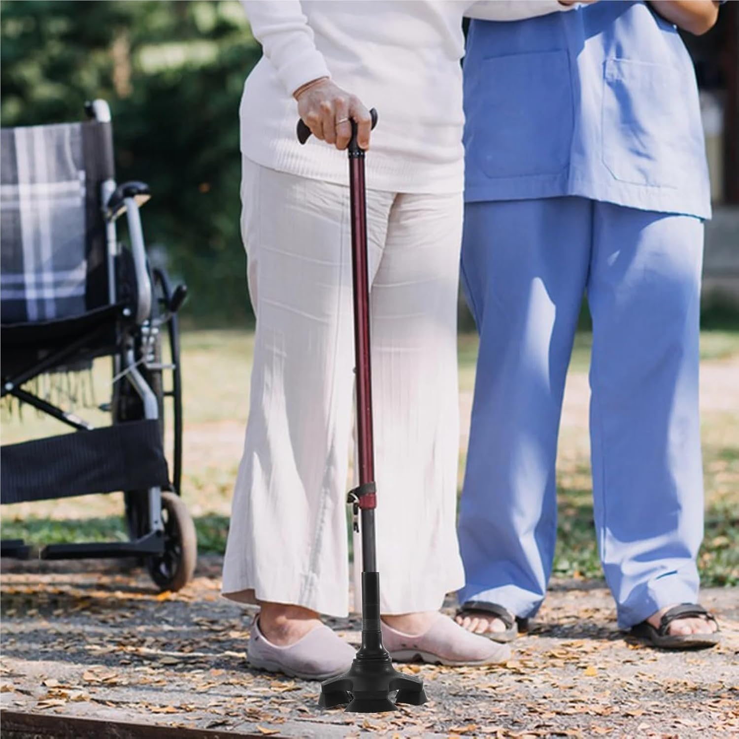 2pcs Cane Tips Thickened Covers Walking Cane Tips Replacement Crutch Pads Trekking Pole Foot Covers Tip Hiking Base Accessories