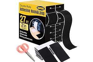 27ft x 2 Inch Commercial Velcro Strips with Adhesive Backing