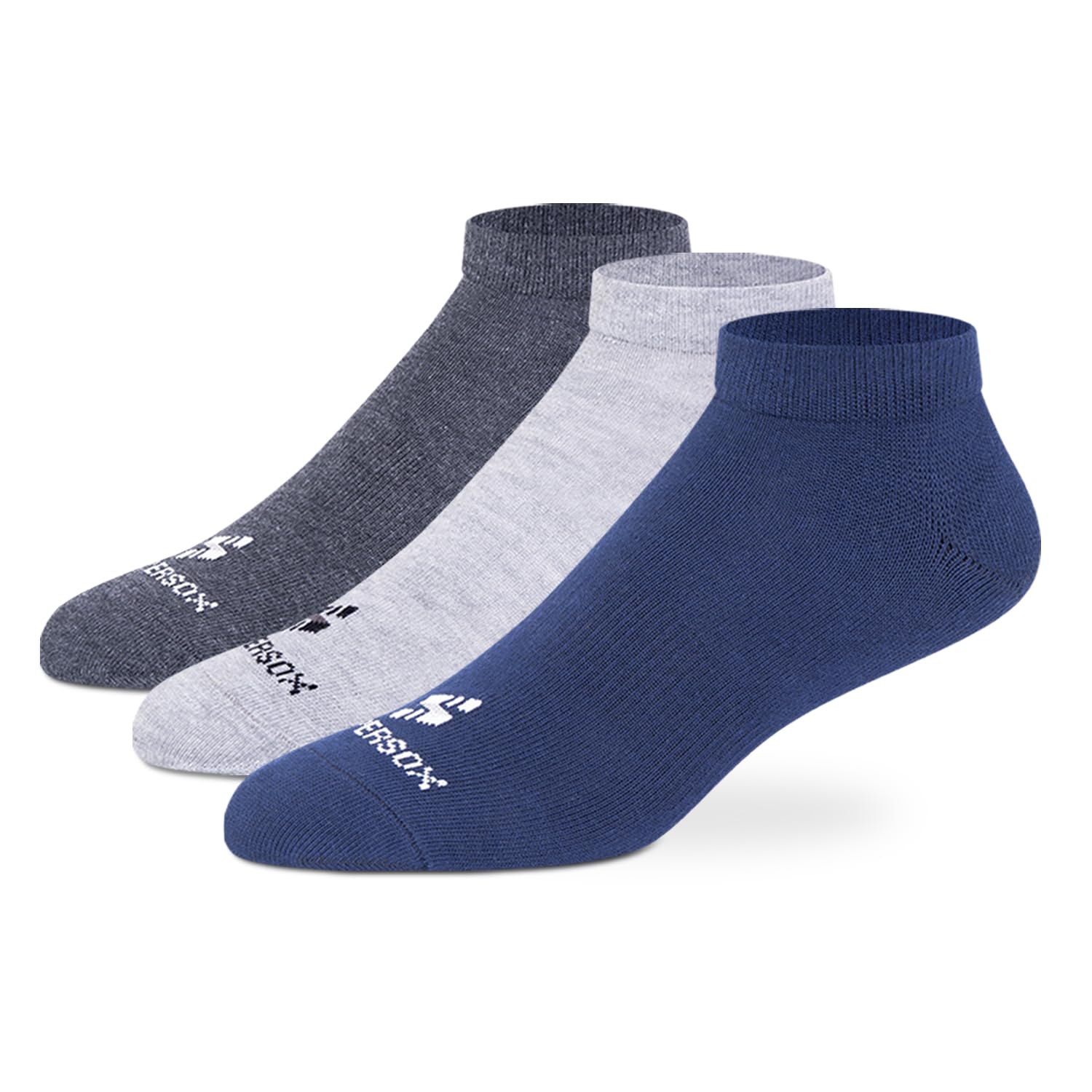 supersox Ankle Length Casual Socks for Man | Durable & Breathable Combed Cotton | Anti-Odour & Moisture Absorbent | Extra Durable Welt | Ideal For Summer | Pack of 3-picture-55