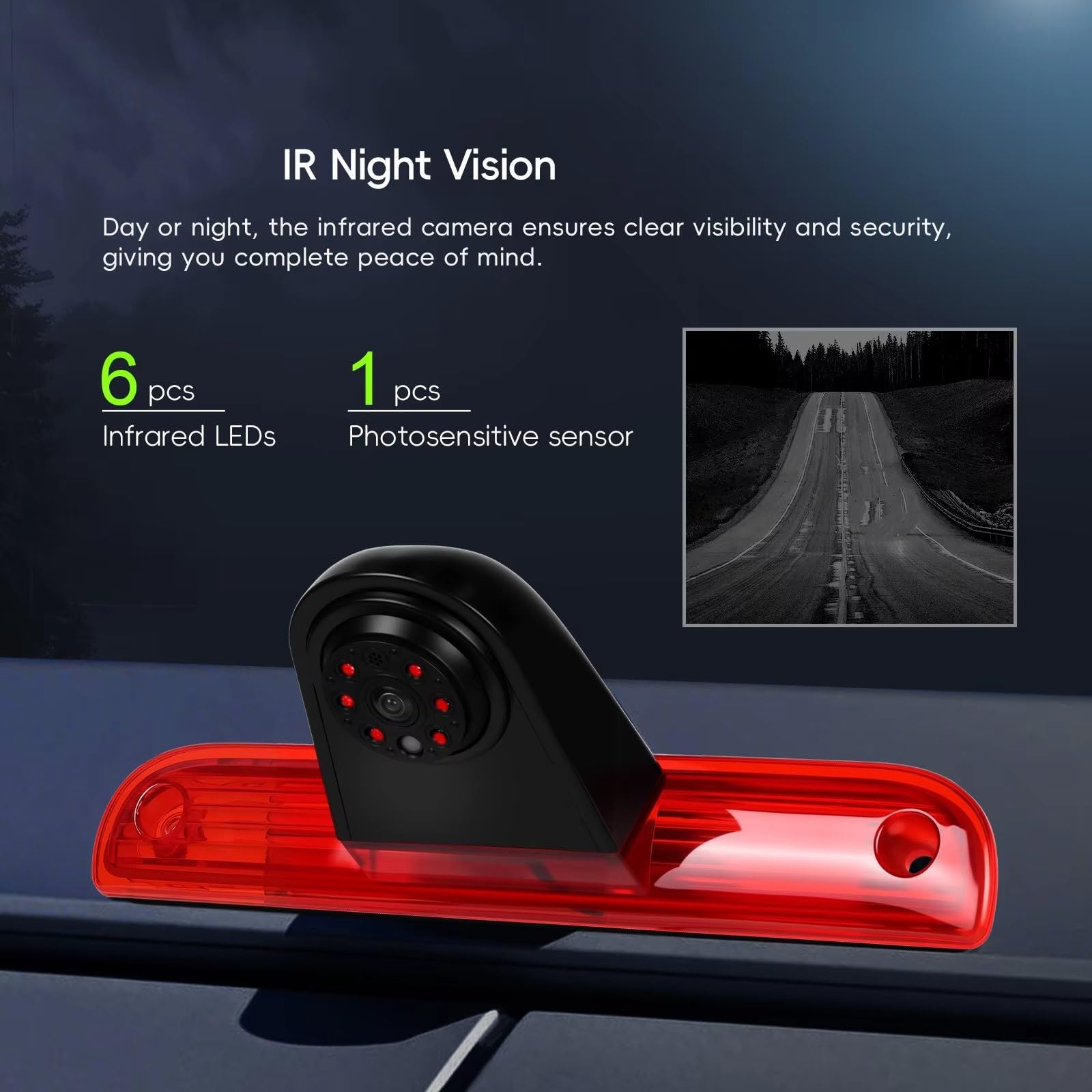 Camara Marcha Para Peugeot Para Boxer 2006-2018 CVBS Visión Nocturna Luz Freno Coche Cámara Marcha Atrás Respaldo Impermeable Cámara Respaldo